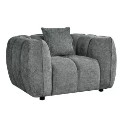 ΠΟΛΥΘΡΟΝΑ LYKKE HM3325.01 ΓΚΡΙ ΥΦΑΣΜΑ 119x89x70Υεκ