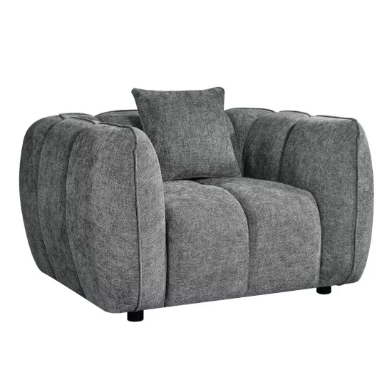 ΠΟΛΥΘΡΟΝΑ LYKKE HM3325.01 ΓΚΡΙ ΥΦΑΣΜΑ 119x89x70Υεκ