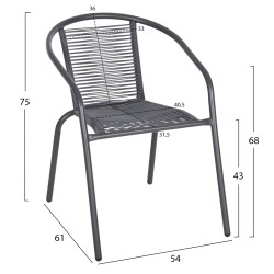 ΠΟΛΥΘΡΟΝΑ SWIFTER HM5969.01 ΜΕΤΑΛΛΟ ΓΚΡΙ-ΣΥΝΘ. RATTAN ΓΚΡΙ 54x61x75Υεκ. ΠΟΛΥΘΡΟΝΑ SWIFTER HM5969.01 ΜΕΤΑΛΛΟ ΓΚΡΙ-ΣΥΝΘ. RATTAN ΓΚΡΙ 54x61x75Υεκ.