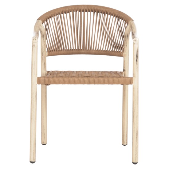 ΠΟΛΥΘΡΟΝΑ KERLY HM6050.01 ΑΛΟΥΜΙΝΙΟ ΧΡΩΜΑ ΔΡΥΟΣ-ΧΑΛΚΙΝΟ ΣΥΝΘΕΤΙΚΟ RATTAN 54x58,5x76Υ