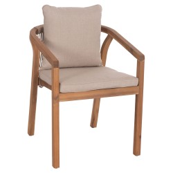 ΠΟΛΥΘΡΟΝΑ CONTREL HM6244.01 ΞΥΛΟ ΑΚΑΚΙΑΣ ΦΥΣΙΚΟ-ΣΧΟΙΝΙ & ΜΑΞΙΛΑΡΙΑ ΜΠΕΖ 58x60x74Υεκ.