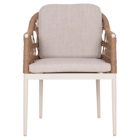 ΠΟΛΥΘΡΟΝΑ BOXER HM6556.02 ΑΛΟΥΜΙΝΙΟ & OLEFIN ΜΠΕΖ-TWIST WICKER 58x60x80Yεκ