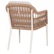 ΠΟΛΥΘΡΟΝΑ BOXER HM6556.02 ΑΛΟΥΜΙΝΙΟ & OLEFIN ΜΠΕΖ-TWIST WICKER 58x60x80Yεκ