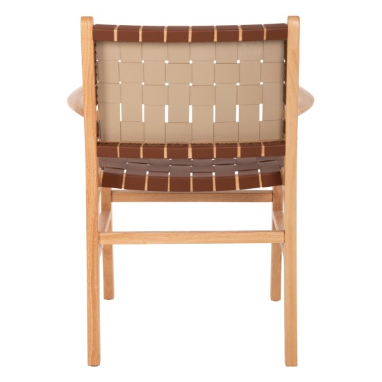 ΠΟΛΥΘΡΟΝΑ FELIPE HM9328.01 ΤΟΟΝ ΞΥΛΟ ΜΕ PU ΚΑΦΕ 62x59x86Y εκ.