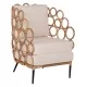 ΠΟΛΥΘΡΟΝΑ RINGER HM9341 ΑΠΟ RATTAN-ΜΕΤΑΛΛΟ ΦΥΣΙΚΟ ΧΡΩΜΑ 65x69x86Y εκ.