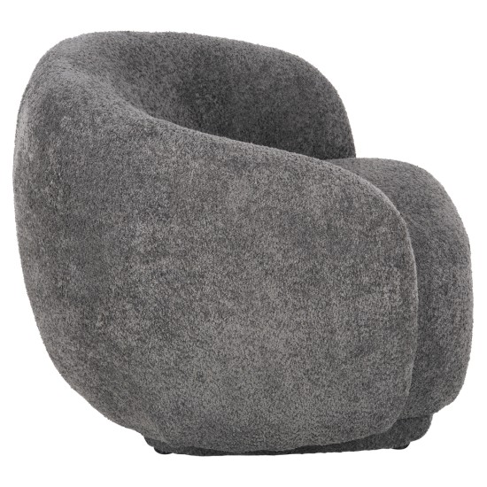 ΠΟΛΥΘΡΟΝΑ KARPEN HM9600.01 ΓΚΡΙ ΜΠΟΥΚΛΕ ΥΦΑΣΜΑ  93x87x78Υ εκ.