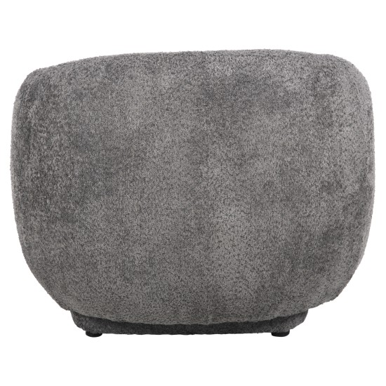 ΠΟΛΥΘΡΟΝΑ KARPEN HM9600.01 ΓΚΡΙ ΜΠΟΥΚΛΕ ΥΦΑΣΜΑ  93x87x78Υ εκ.