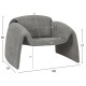 ΠΟΛΥΘΡΟΝΑ LAFORGE HM9679.01 ΓΚΡΙ ΜΠΟΥΚΛΕ ΥΦΑΣΜΑ-ΜΕΤΑΛΛΙΚΟΣ ΣΚΕΛΕΤΟΣ 100x83x66Υεκ.