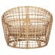 ΠΟΛΥΘΡΟΝΑ ENTO HM9814 RATTAN ΣΕ ΦΥΣΙΚΟ-ΜΠΕΖ ΜΑΞΙΛΑΡΙ 85x75x67Yεκ.