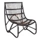 ΠΟΛΥΘΡΟΝΑ GRINN HM9815.02 ΡΑΒΔΟΙ RATTAN ΣΕ ΜΑΥΡΟ--Β' ΔΙΑΛΟΓΗΣ 56,5x73,5x79,5Υεκ.