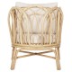 ΠΟΛΥΘΡΟΝΑ ESTOR HM9817 RATTAN ΣΕ ΦΥΣΙΚΟ-ΛΕΥΚΟ ΜΑΞΙΛΑΡΙ 78x75x92Υ εκ.