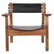 ΠΟΛΥΘΡΟΝΑ KONNA HM9928.01 TEAK ΞΥΛΟ ΣΕ ΦΥΣΙΚΟ-ΔΕΡΜΑ ΑΓΕΛΑΔΟΣ ΣΕ ΜΑΥΡΟ 80x64x73Υεκ.
