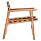 ΠΟΛΥΘΡΟΝΑ KONNA HM9928.01 TEAK ΞΥΛΟ ΣΕ ΦΥΣΙΚΟ-ΔΕΡΜΑ ΑΓΕΛΑΔΟΣ ΣΕ ΜΑΥΡΟ 80x64x73Υεκ.