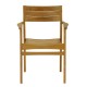 ΠΟΛΥΘΡΟΝΑ BOZZY HM9935 ΜΑΣΙΦ ΞΥΛΟ TEAK ΣΕ ΦΥΣΙΚΟ 58x61x80,5Υ