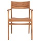 ΠΟΛΥΘΡΟΝΑ BOZZY HM9935 ΜΑΣΙΦ ΞΥΛΟ TEAK ΣΕ ΦΥΣΙΚΟ 58x61x80,5Υ