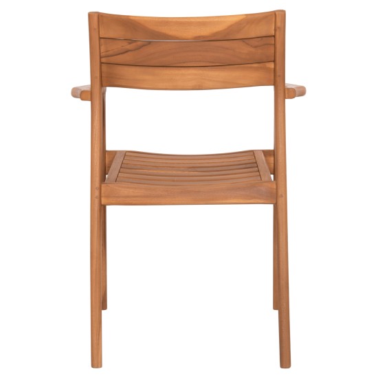 ΠΟΛΥΘΡΟΝΑ BOZZY HM9935 ΜΑΣΙΦ ΞΥΛΟ TEAK ΣΕ ΦΥΣΙΚΟ 58x61x80,5Υ