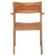 ΠΟΛΥΘΡΟΝΑ BOZZY HM9935 ΜΑΣΙΦ ΞΥΛΟ TEAK ΣΕ ΦΥΣΙΚΟ 58x61x80,5Υ