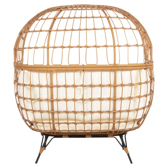 ΠΟΛΥΘΡΟΝΑ ΦΩΛΙΑ MIAMI 2 ΑΤΟΜΩΝ ΤΥΠΟΥ RATTAN HM5870.11 132.5x90x154Υεκ