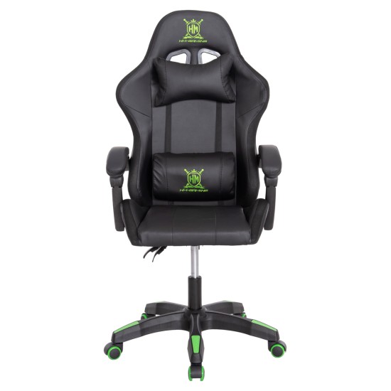 ΠΟΛΥΘΡΟΝΑ GAMING DARREN HM1203.03 ΜΑΥΡΟ-ΠΡΑΣΙΝΟ PVC & NYLON 58.5x100x120Υεκ. ΠΟΛΥΘΡΟΝΑ GAMING DARREN HM1203.03 ΜΑΥΡΟ-ΠΡΑΣΙΝΟ PVC & NYLON 58.5x100x120Υεκ.