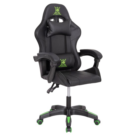 ΠΟΛΥΘΡΟΝΑ GAMING DARREN HM1203.03 ΜΑΥΡΟ-ΠΡΑΣΙΝΟ PVC & NYLON 58.5x100x120Υεκ. ΠΟΛΥΘΡΟΝΑ GAMING DARREN HM1203.03 ΜΑΥΡΟ-ΠΡΑΣΙΝΟ PVC & NYLON 58.5x100x120Υεκ.