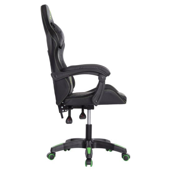 ΠΟΛΥΘΡΟΝΑ GAMING LOOT HM1204 ΜΑΥΡΟ-ΠΡΑΣΙΝΟ PVC & NYLON 60x60x120Υεκ. ΠΟΛΥΘΡΟΝΑ GAMING LOOT HM1204 ΜΑΥΡΟ-ΠΡΑΣΙΝΟ PVC & NYLON 60x60x120Υεκ.