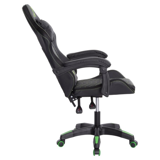 ΠΟΛΥΘΡΟΝΑ GAMING LOOT HM1204 ΜΑΥΡΟ-ΠΡΑΣΙΝΟ PVC & NYLON 60x60x120Υεκ. ΠΟΛΥΘΡΟΝΑ GAMING LOOT HM1204 ΜΑΥΡΟ-ΠΡΑΣΙΝΟ PVC & NYLON 60x60x120Υεκ.