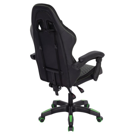 ΠΟΛΥΘΡΟΝΑ GAMING LOOT HM1204 ΜΑΥΡΟ-ΠΡΑΣΙΝΟ PVC & NYLON 60x60x120Υεκ. ΠΟΛΥΘΡΟΝΑ GAMING LOOT HM1204 ΜΑΥΡΟ-ΠΡΑΣΙΝΟ PVC & NYLON 60x60x120Υεκ.