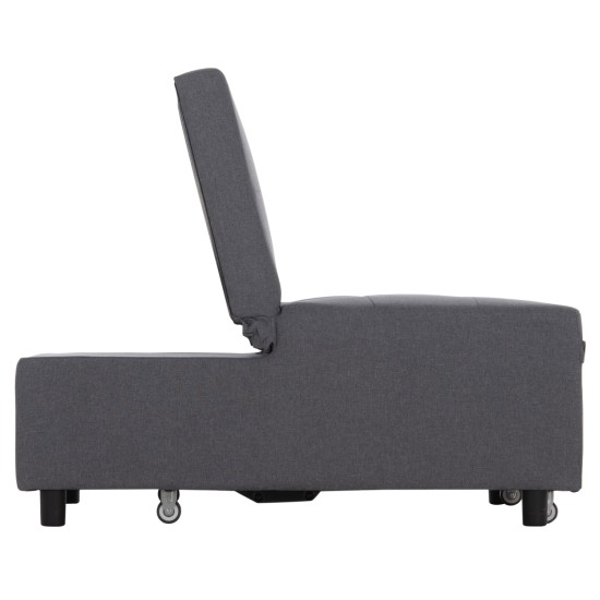 ΠΟΛΥΘΡΟΝΑ-ΚΡΕΒΑΤΙ LIBRE HM3295.01 ΓΚΡΙ ΥΦΑΣΜΑ 75x106x87Υεκ.