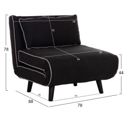 ΠΟΛΥΘΡΟΝΑ ΚΡΕΒΑΤΙ BRAXTON HM8425.03 ΜΑΥΡΟ ΥΦΑΣΜΑ 78x88x78Υεκ. ΠΟΛΥΘΡΟΝΑ ΚΡΕΒΑΤΙ BRAXTON HM8425.03 ΜΑΥΡΟ ΥΦΑΣΜΑ 78x88x78Υεκ.