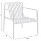 ΠΟΛΥΘΡΟΝΑ LOUNGE ΕΞΩΤ.ΧΩΡΟΥ MALEN HM6626.01 ΛΕΥΚΟ ΠΟΛΥΠΡΟΠΥΛΕΝΙΟ 67x75x75Υεκ