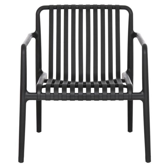 ΠΟΛΥΘΡΟΝΑ LOUNGE ΕΞΩΤ.ΧΩΡΟΥ MALEN HM6626.02 ΜΑΥΡΟ ΠΟΛΥΠΡΟΠΥΛΕΝΙΟ 67x75x75Υεκ