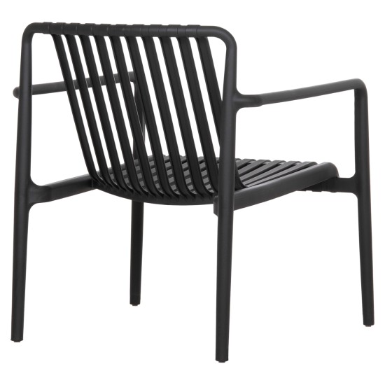 ΠΟΛΥΘΡΟΝΑ LOUNGE ΕΞΩΤ.ΧΩΡΟΥ MALEN HM6626.02 ΜΑΥΡΟ ΠΟΛΥΠΡΟΠΥΛΕΝΙΟ 67x75x75Υεκ