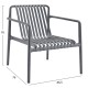 ΠΟΛΥΘΡΟΝΑ LOUNGE ΕΞΩΤ.ΧΩΡΟΥ MALEN HM6626.03 ΓΚΡΙ ΠΟΛΥΠΡΟΠΥΛΕΝΙΟ 67x75x75Υεκ