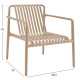 ΠΟΛΥΘΡΟΝΑ LOUNGE ΕΞΩΤ.ΧΩΡΟΥ MALEN HM6626.04 ΚΑΠΟΥΤΣΙΝΟ ΠΟΛΥΠΡΟΠΥΛΕΝΙΟ 67x75x75Υεκ