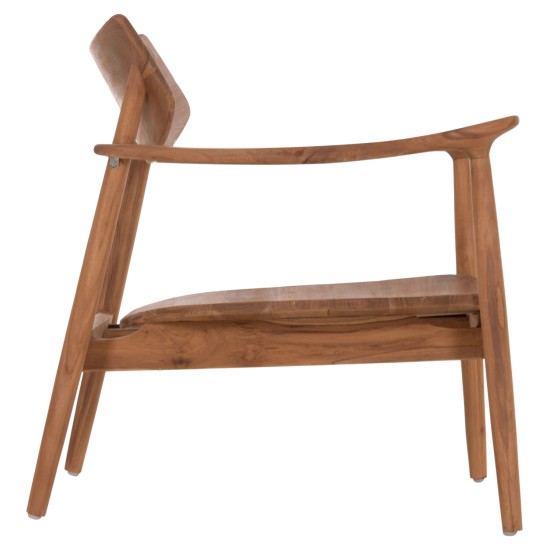 ΠΟΛΥΘΡΟΝΑ LOUNGE RANGER HM18255.01 ΞΥΛΟ TEAK ΣΕ ΦΥΣΙΚΟ 70x73x73Υεκ.