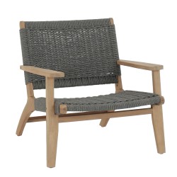 ΠΟΛΥΘΡΟΝΑ LOUNGE MONTER HM6241.02 ΞΥΛΟ ΑΚΑΚΙΑΣ ΦΥΣΙΚΟ-ΣΧΟΙΝΙ ΓΚΡΙ 78x62x67Υεκ