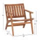 ΠΟΛΥΘΡΟΝΑ LOUNGE ARANIA HM6617 ΞΥΛΟ TEAK ΣΕ ΦΥΣΙΚΟ 59x65x69Υεκ.