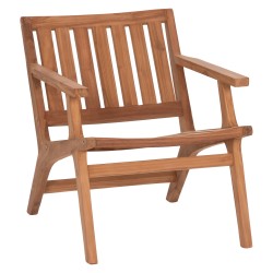 ΠΟΛΥΘΡΟΝΑ LOUNGE ARANIA HM6617 ΞΥΛΟ TEAK ΣΕ ΦΥΣΙΚΟ 59x65x69Υεκ.