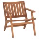 ΠΟΛΥΘΡΟΝΑ LOUNGE ARANIA HM6617 ΞΥΛΟ TEAK ΣΕ ΦΥΣΙΚΟ 59x65x69Υεκ.
