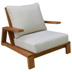 ΠΟΛΥΘΡΟΝΑ LOUNGE MIREX HM6641 ΞΥΛΟ ΑΚΑΚΙΑΣ ΦΥΣΙΚΟ-ΕΚΡΟΥ ΜΑΞΙΛΑΡΙΑ 81x96x68Υεκ