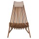 ΠΟΛΥΘΡΟΝΑ LOUNGE ΜΕ ΜΑΞΙΛΑΡΑΚΙ ΠΤΥΣΣΟΜΕΝΗ SHIGAN HM6530 ΞΥΛΟ ΑΚΑΚΙΑΣ 56.5x83x87Υεκ