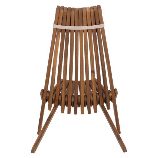 ΠΟΛΥΘΡΟΝΑ LOUNGE ΜΕ ΜΑΞΙΛΑΡΑΚΙ ΠΤΥΣΣΟΜΕΝΗ SHIGAN HM6530 ΞΥΛΟ ΑΚΑΚΙΑΣ 56.5x83x87Υεκ
