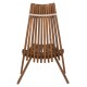 ΠΟΛΥΘΡΟΝΑ LOUNGE ΜΕ ΜΑΞΙΛΑΡΑΚΙ ΠΤΥΣΣΟΜΕΝΗ SHIGAN HM6530 ΞΥΛΟ ΑΚΑΚΙΑΣ 56.5x83x87Υεκ