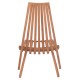 ΠΟΛΥΘΡΟΝΑ LOUNGE ΠΤΥΣΣΟΜΕΝΗ SHIGAO HM18112 ΞΥΛΟ TEAK--ΦΥΣΙΚΟ 61x88.5x89Υεκ.