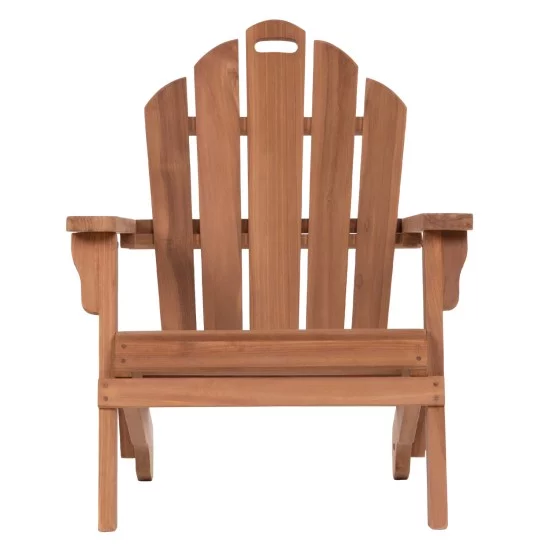 ΠΟΛΥΘΡΟΝΑ LOUNGE ΠΤΥΣΣΟΜΕΝΗ SKALL HM6619 ΞΥΛΟ TEAK ΦΥΣΙΚΟ 70.5x85x92Υεκ.