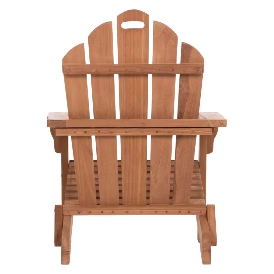 ΠΟΛΥΘΡΟΝΑ LOUNGE ΠΤΥΣΣΟΜΕΝΗ SKALL HM6619 ΞΥΛΟ TEAK ΦΥΣΙΚΟ 70.5x85x92Υεκ.