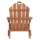 ΠΟΛΥΘΡΟΝΑ LOUNGE ΠΤΥΣΣΟΜΕΝΗ SKALL HM6619 ΞΥΛΟ TEAK ΦΥΣΙΚΟ 70.5x85x92Υεκ.