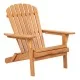 ΠΟΛΥΘΡΟΝΑ LOUNGE ΠΤΥΣΣΟΜΕΝΗ SKALL HM6619 ΞΥΛΟ TEAK ΦΥΣΙΚΟ 70.5x85x92Υεκ.
