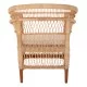 ΠΟΛΥΘΡΟΝΑ MALAWI HM9635.04 ΞΥΛΟ ΜΑΟΝΙ ΕΠΕΝΔΥΣΗ RATTAN ΛΕΥΚΟ ΜΑΞΙΛΑΡΙ ΚΑΘΙΣΜΑΤΟΣ 80x70x86Υεκ.