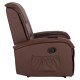 ΠΟΛΥΘΡΟΝΑ RELAX ΜΕ ΜΗΧΑΝΙΣΜΟ MASSAGE ROCCA HM0026.02 PU ΕΚΡΟΥ 80x96x97 εκ.